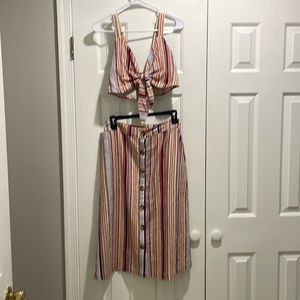 Two piece summer outfit by Jun & Ivy